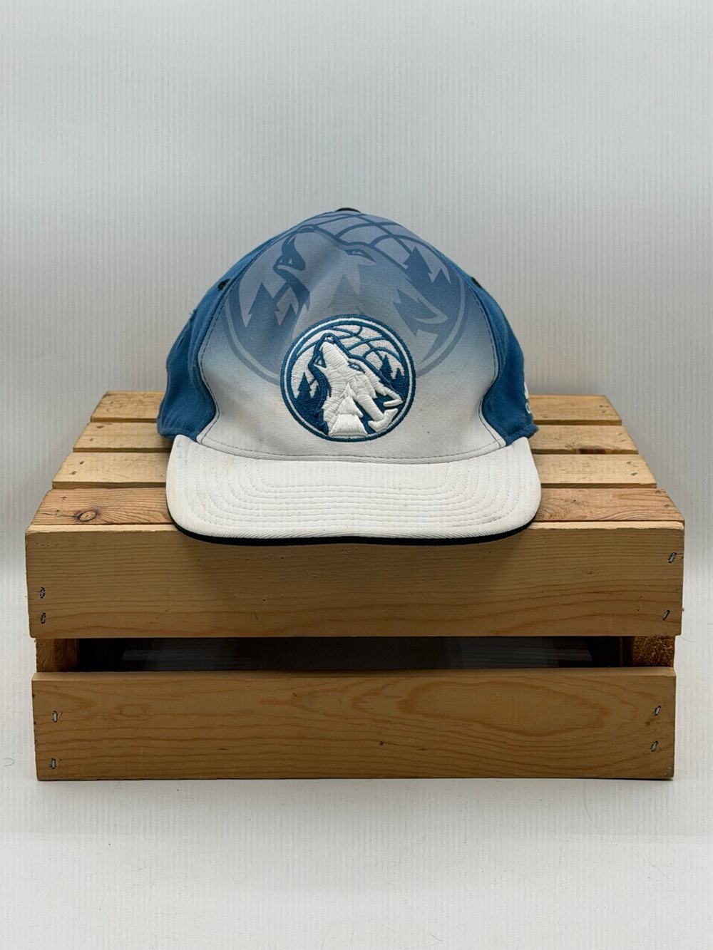 Vintage Adidas Minnesota Timberwolves Official NBA Draft Cap Flexfit Hat (S-S/M)